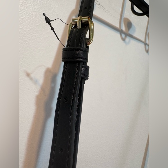 Nine West NWT Elegant Harland Black Satchel Bag, adjustable straps, Crossbody. - Picture 4 of 16